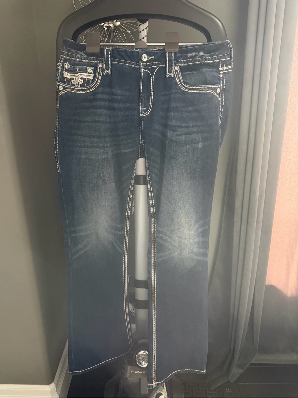 Rock Revival Womens Nancy Jeans Easy Bootcut